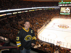 Hans Steiniger at TD Garden - Boston Bruins