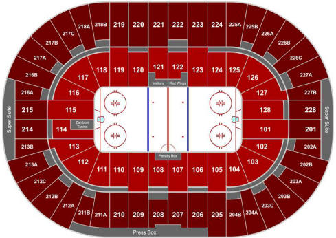 Joe Louis Arena - Detroit, MI  Tickets, 2023-2024 Event Schedule, Seating  Chart