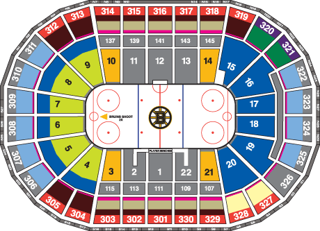 NHL Hockey Arenas - TD Garden - Home of the Boston Bruins